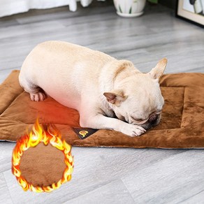 [아띠꼴로] 강아지 발열매트 고양이 온열 보온 겨울 매트 방석, 매트그레이, 1개