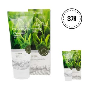 모공 클렌징폼 녹차 클렌징 폼 그린티 퓨어 폼클렌져 100ml 3개