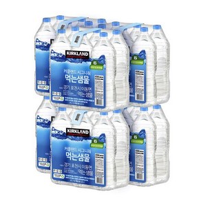 커클랜드 시그니춰 먹는 샘물 2L x 24개 + 500ml x 60개 코스트코 생수 휴대용 생수, 6개