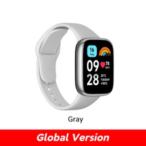 Xiaomi Redmi Watch 3 Active 글로벌 버전 스마트 워치 산소 모니터 1.83 LCD 화면 배터리 수명 12일, Gay