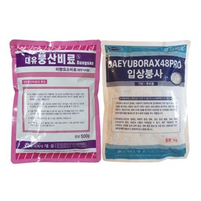 농사친구 붕산 비료 500g 입상 붕사 1kg 세트 엽면시비 토양 입제 배추 고추 붕소 부족 밑거름 기비 추비 김장 양파 마늘