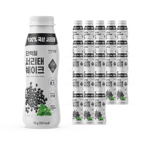 비단식당 한끼식사 단백질 서리태쉐이크, 50g, 24개