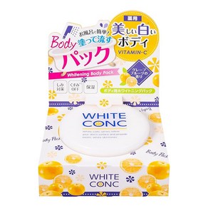 WHITE CONC 화이트콩크 화이트닝 바디 팩 CII 70g 인버스 전신용 미백 자몽향 칙칙한 케어 보습 정품 의약외품, 1개