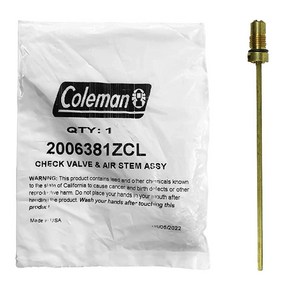 Coleman Check Valve & Ai Stem Assembly Item #: 20 Coleman 체크 밸브 및 에어 스템 어셈블리 품목 번호: 200-6381; 랜턴이나, 1개, Bass