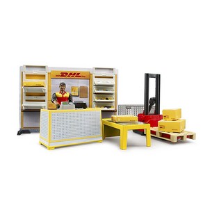 [브루더] B월드 DHL 물류센터 세트, 1개