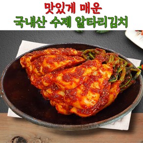 국내산 수제 맛있게 매운 불 실비 알타리김치 1kg 3kg 5kg, 1개