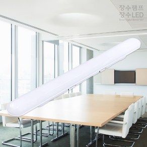 장수램프 LED일자등 40W 800mm 거실/ 방, 주광색, 1개