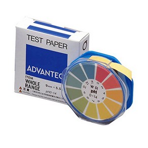 ADVANTEC pH TEST PAPER Whole Range (WR) 수소이온농도 측정 시험지, 1개