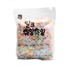 행복주머니 (봉) 한진 밀크츄잉츄잉 믹스5가지맛, 1개, 1kg