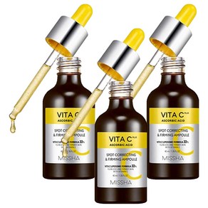 [2입기획] 미샤 비타씨플러스 잡티씨 탄력앰플, 40ml, 3개