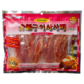 라이코스펫 숯불구이사사미 500g