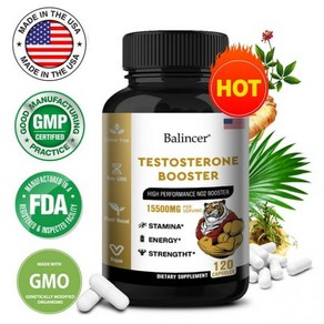 Balincer Testosterone 부스터 Boost Endurance 에너지 근력