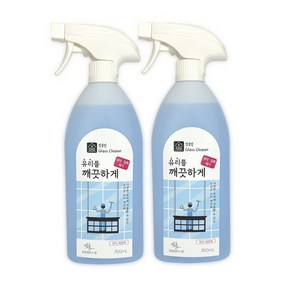 킵클린 유리를 깨끗하게 유리용청소세제, 2개, 700ml