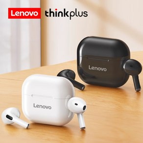 Lenovo LP40 블루투스 이어폰 무선 이어폰 스포츠 이어폰, black