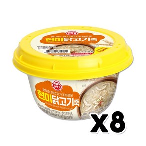 오뚜기 현미닭고기죽 즉석간편식 285g x 8개