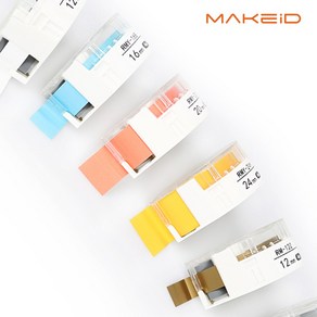 로드메일코리아 MAKEiD 라벨프린터 라벨지 라벨테이프 모음 12mm~24mm