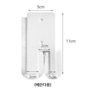 문풍지 모풍지 베란다용 물구멍 방충망 틈새막이 벌레방지 방풍 방충 [베란다 전용]