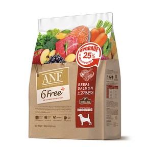 ANF 식스프리 플러스 강아지 사료, ANF독 캔 랜덤1개+샘플40gx3개, 1.6kg, 1개