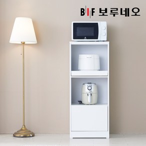 보루네오 티노 렌지대 주방 수납장 500 PL0157, 화이트