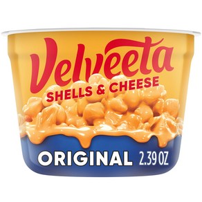 Velveeta Original Shells and Cheese 2.39 Oz Cup Velveeta 오리지널 쉘 앤 치즈 2.39Oz 컵