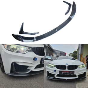 BMW M시리즈 M3 M4 F80 F82 F83 프론트립 M퍼포먼스 프론트댐 에어댐 바디킷, MP유광