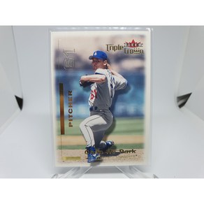 박찬호 MLB 야구카드 2001 FLEER Tiple Cown LA 다저스 MLB카드, 1개