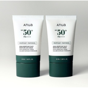 아누아 어성초 실키 모이스처 선크림 SPF 50+ PA++++ 50ml / 아누아선크림 선로션 아누아어성초선크림