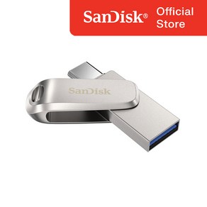 샌디스크 울트라 듀얼 드라이브 럭스 USB Type C SDDDC4, 128GB