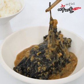 여우마을 된장깻잎 깻잎무침, 6개, 1kg