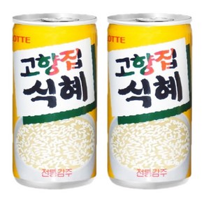 [달담박스]롯데 고향집식혜 175ml 60캔, 60개