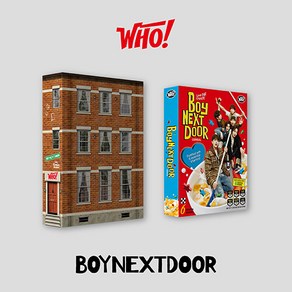 BOYNEXTDOOR 보이넥스트도어 싱글1집 랜덤1종 [WHO!] / 포토북+포토카드2종+엽서+[종이비행기편지(1세트)+미니포스터] o [스티커북+접지포스터]