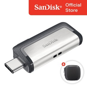 샌디스크 울트라 듀얼 C타입 OTG USB 3.1 SDDDC2 / USB 보관 케이스, 1개, 256GB