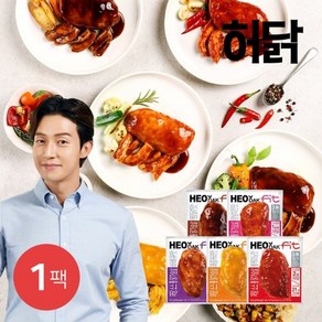 허닭 허닭FIT 저당 소스 통 닭가슴살 100g 5종 1팩, 1개