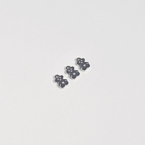 11146 써지컬 펜던트 미니 하트 곰돌이 4.5x6.5mm(1개)