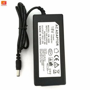 18V5A 90W AC DC 어댑터 충전기 5050 3528 LED 조명 CCTV 18V 5A 스위치 전원 공급 장치 DC 552521mm, 1) no ac cable