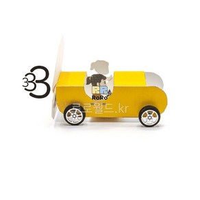 바람으로 가는 플라스틱 바퀴 자동차 만들기 (5인용)/과학 실험 키트 교구 도구 만들기