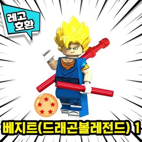 드래곤볼Z 캐릭터 호환블록 브릭미니피규어 컬렉션 40종, DBZ20. 베지트(드래곤볼레전드) 1, 1개