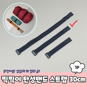 찍찍이 탄성밴드 스트랩 30cm, 1개