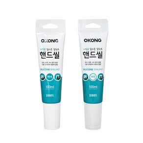 오공 가정용 실리콘 실란트 핸드씰 100ml 유리 창호 샤시 인테리어 씰링, 오공 가정용 핸드씰 흰색100ml, 1개