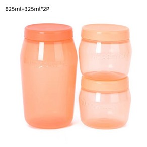 타파웨어 밀폐용기 3PCS 825ml 325ml