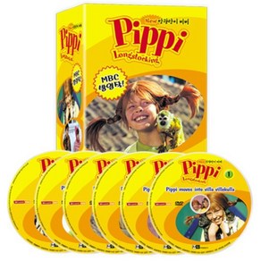 [DVD] [~60%세일 + 털장갑 증정] New 말괄량이 삐삐 Pippi Longstocking 6종세트 : 세계의 명작! 보고 또 보고 자꾸 보고 싶은 베스트 코믹 시리즈!