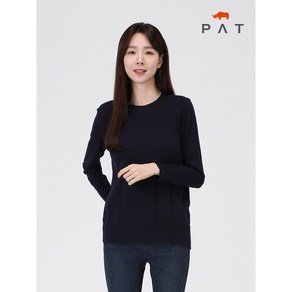 [PAT 여성] 조직변형 라운드넥 스웨터_1I83380