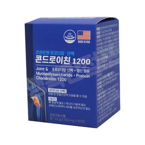 조인트엔 뮤코다당 단백 콘드로이친1200 [2 050mg X 60정] 상어연골추출분말, 1개, 60정