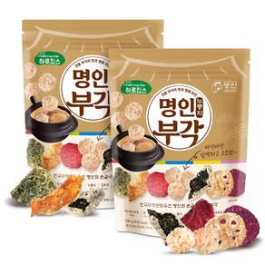 [하루견과] 명인부각 누룽지 180gx2봉, 2개, 180g