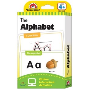 (영문도서) Flashcads: The Alphabet Loose Leaf, Evan-Moo Educational Publishes