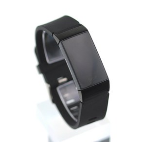 fitbit 핏빗 차지3 차지4 스트랩 우레탄시계밴드 블랙 UR1BK18