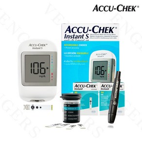 아큐첵 인스턴트 AccuChek Instant S 혈당측정기 풀세트 ( 기계 + 채혈기 + 시험지100매 + 호환침100개 + 알콜솜100매 )