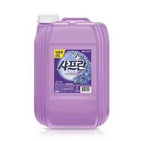 [LG생활건강] 샤프란아로마 20L 업소용 대용량 말통 섬유유연제, 1개