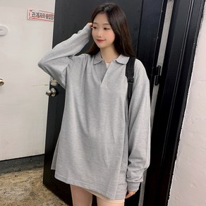 티데일리 PK 30수 긴팔 카라 티셔츠