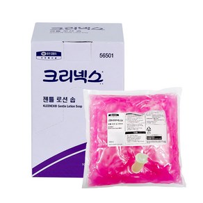 크리넥스 젠틀로션솝 물비누리필 500ml 56501, 1개